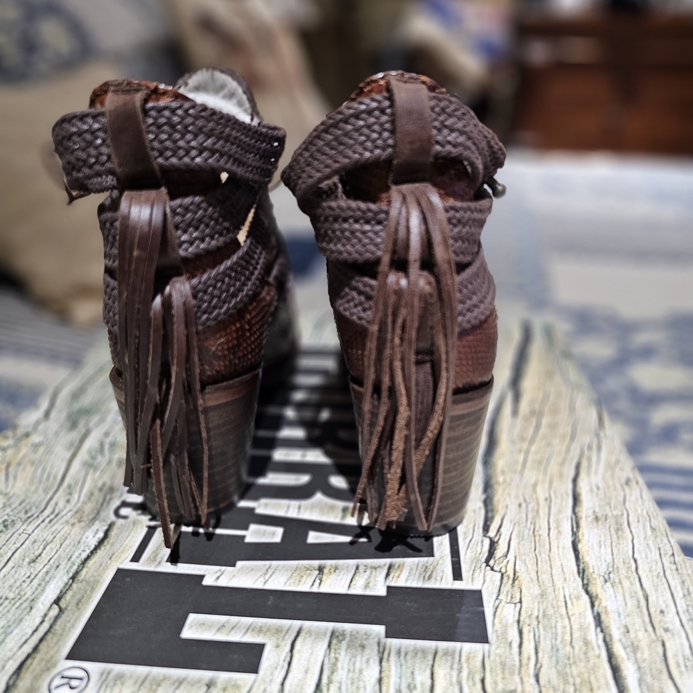 Womens Corral Python Shoe Ankle Boots, Size 7 - Picture 3 of 7